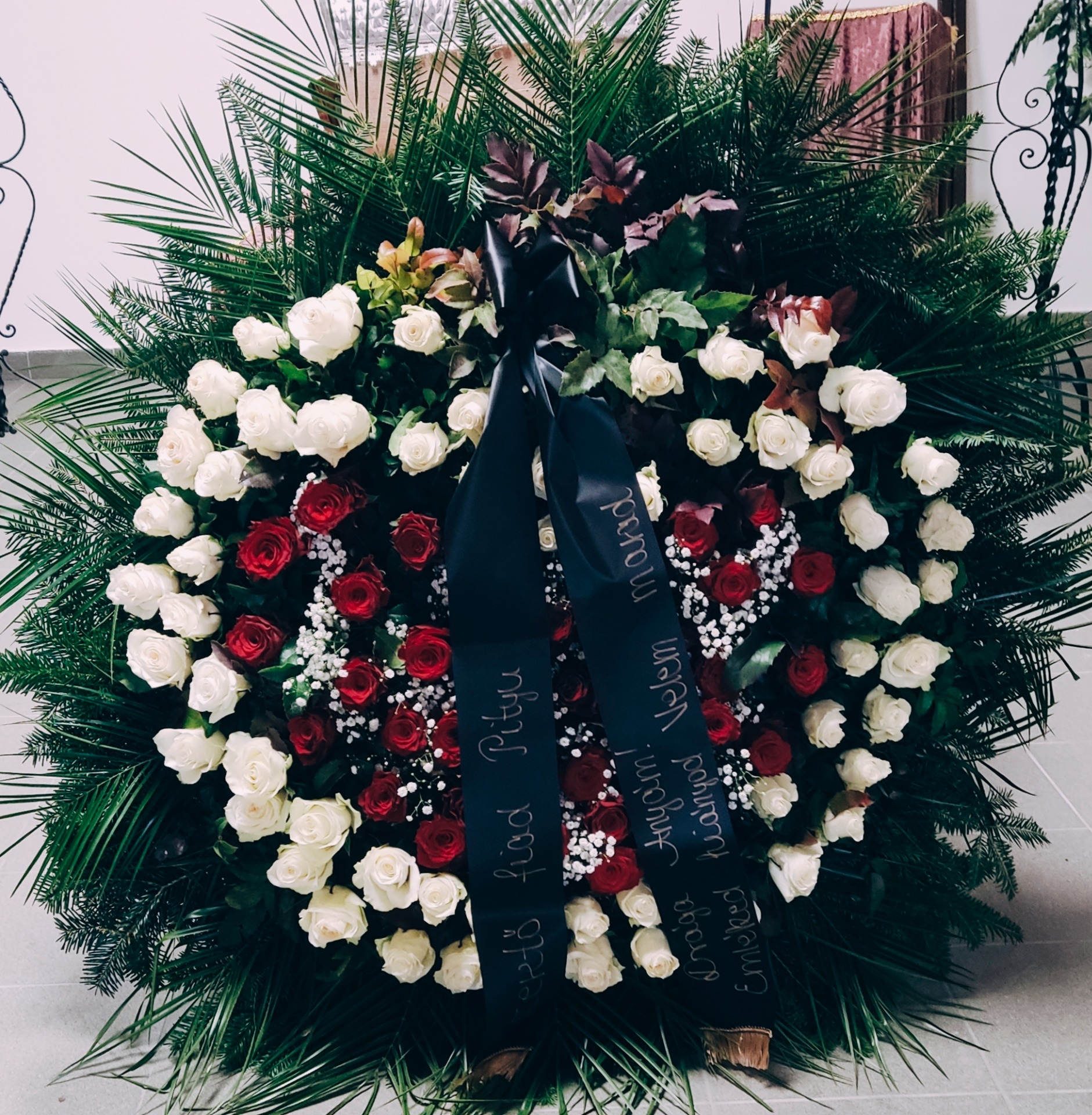 Nagy (kerek) álló koszorú