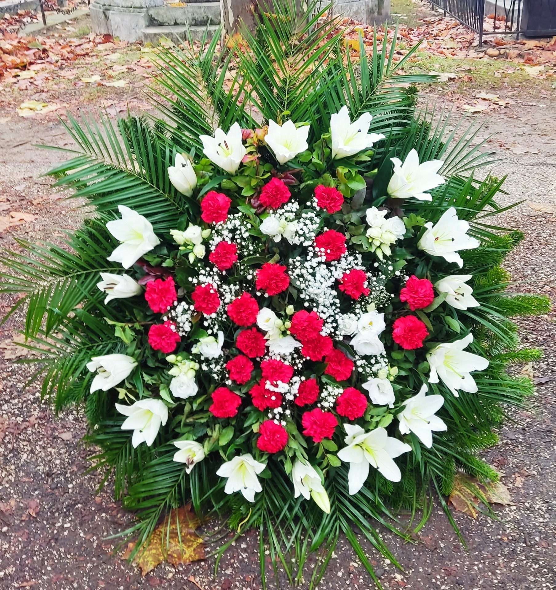 Nagy (kerek) álló koszorú