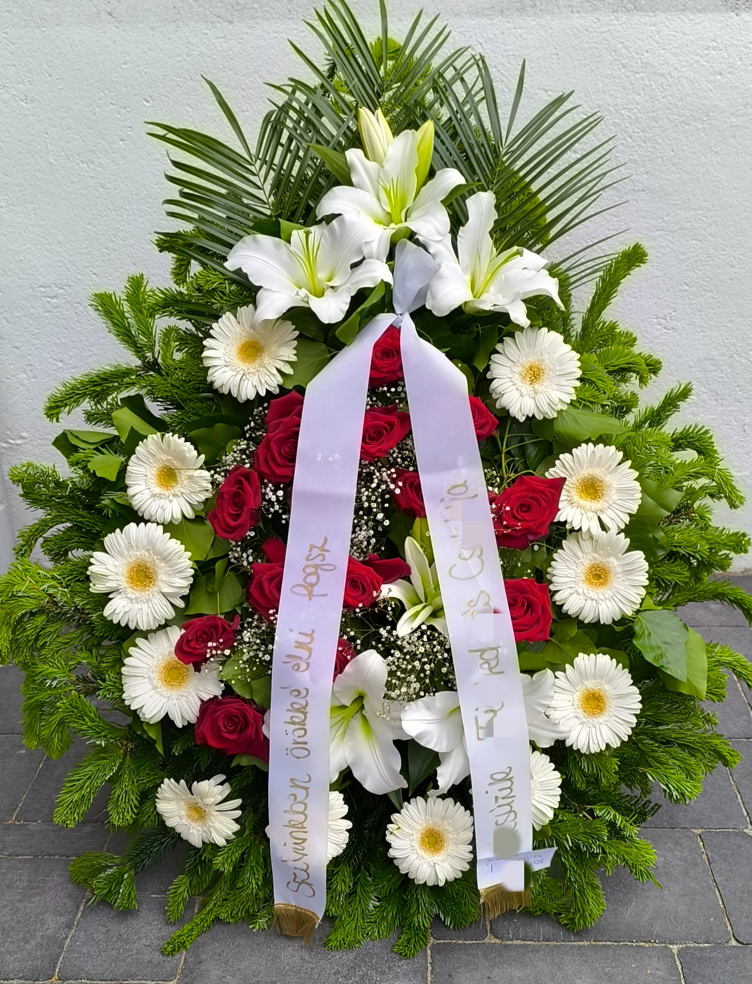 Közepes álló koszorú 