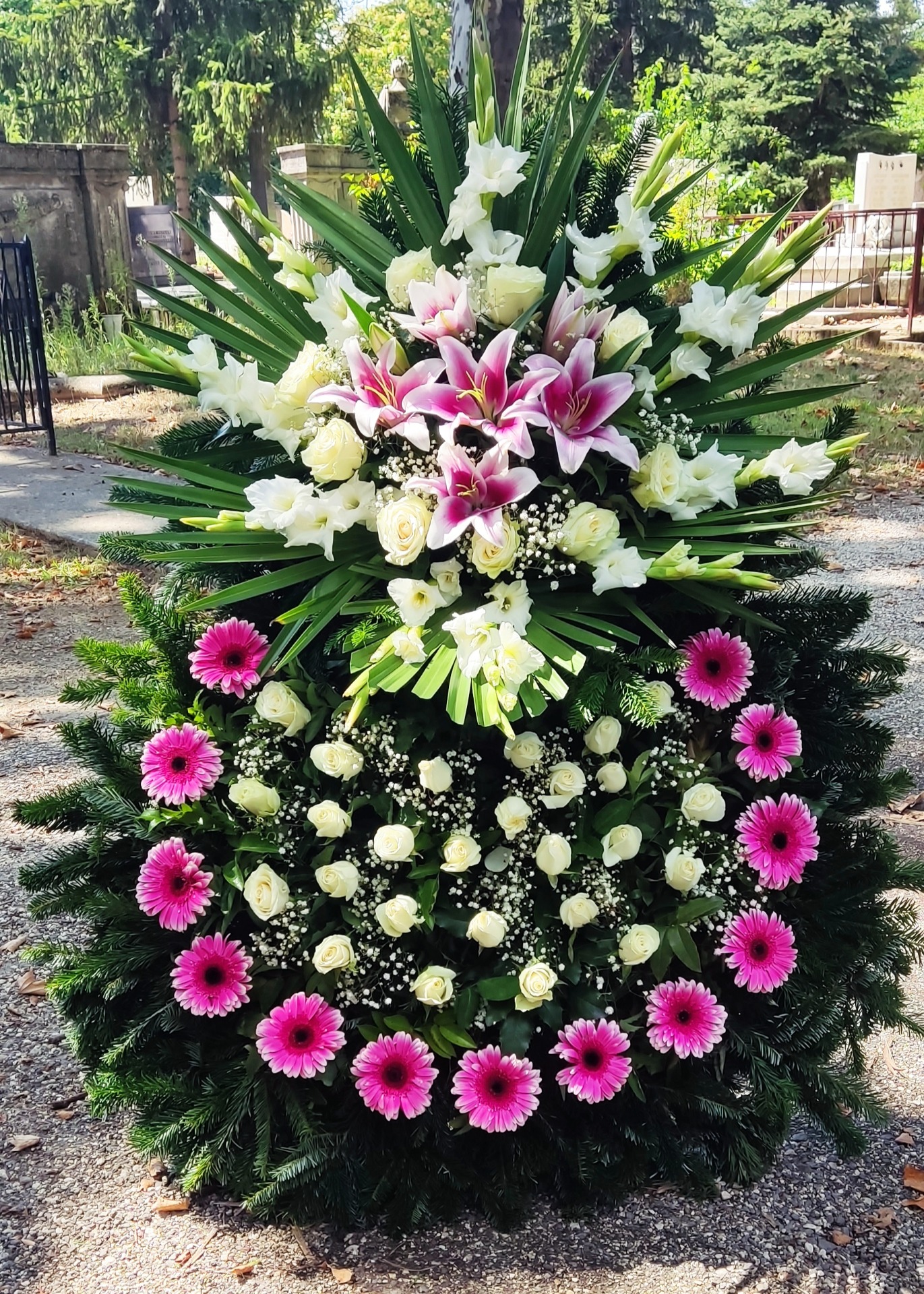 Családi csúcsos koszorú