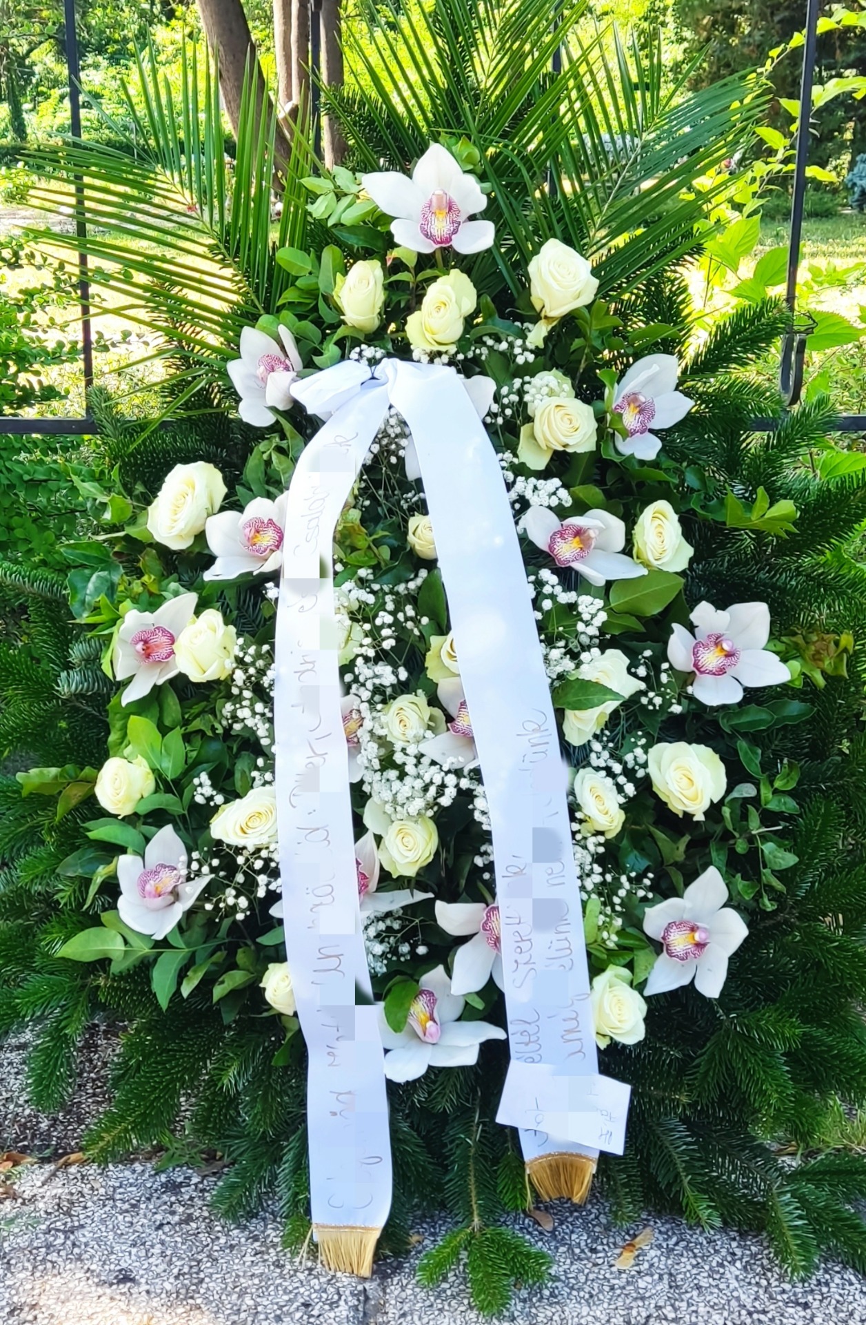 Közepes álló koszorú